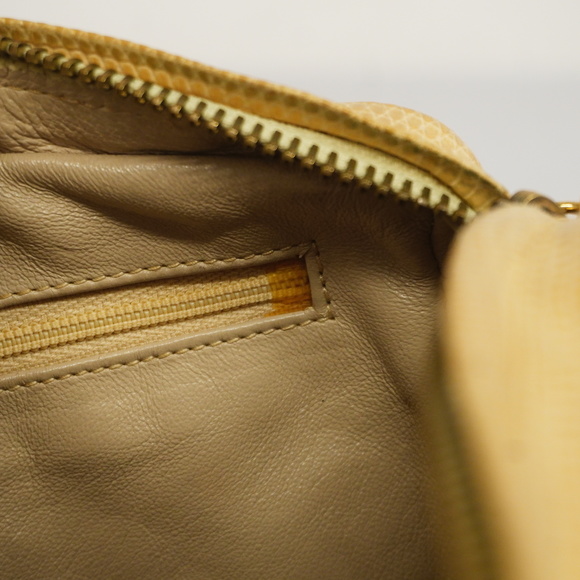 Auth Chanel Matelasse Chain Shoulder Lizard With Fringes Women's Shoulder Bag - Picture 10 of 13